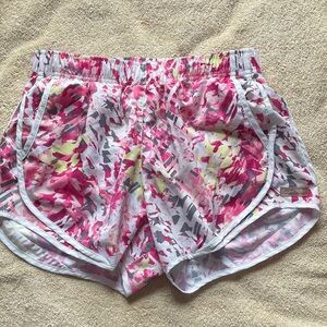 Calvin Klein S Women's Pink Print Athletic Shorts